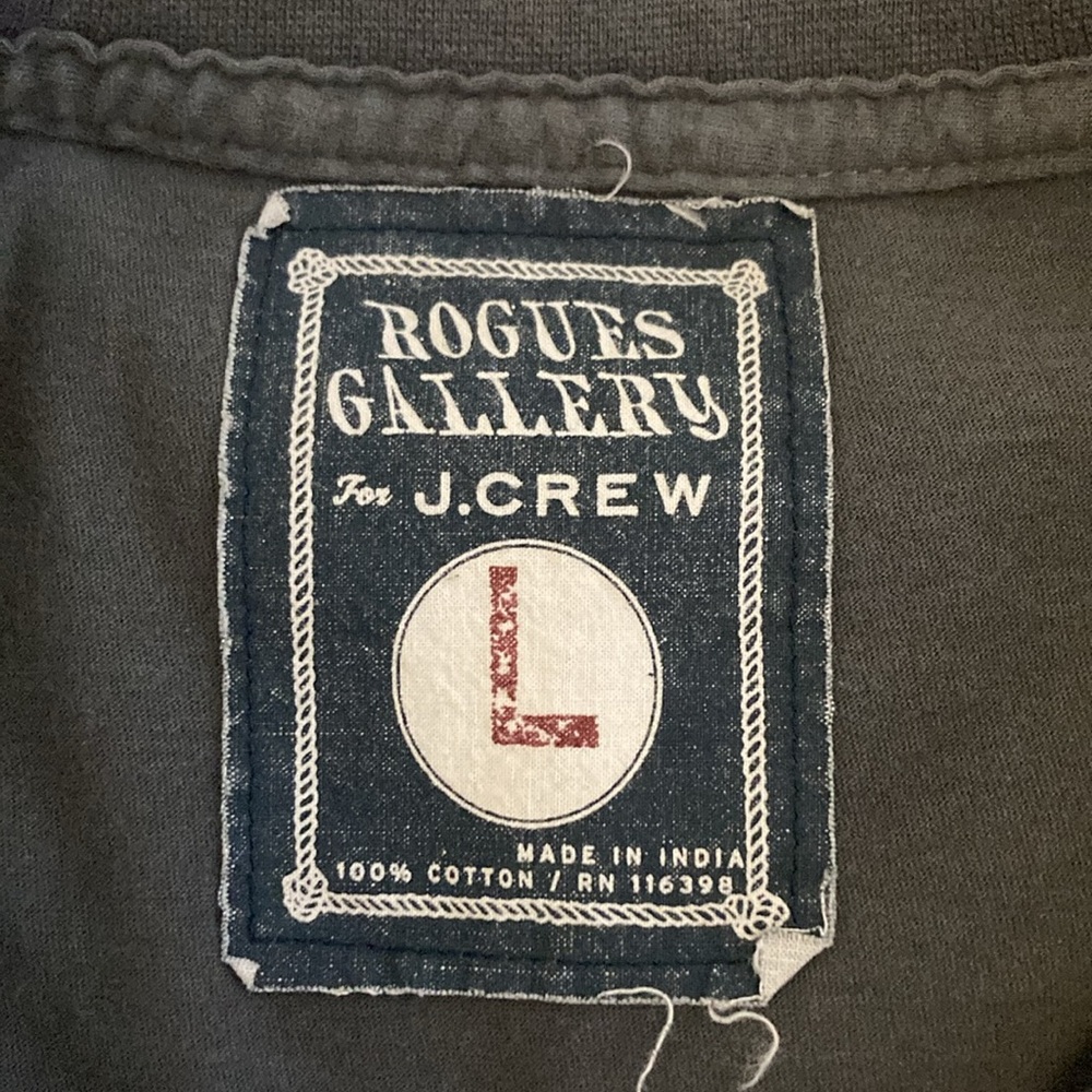Rogues Gallery x J.Crew Mens T Shirt Dark Gray Size L - Picture 4 of 5